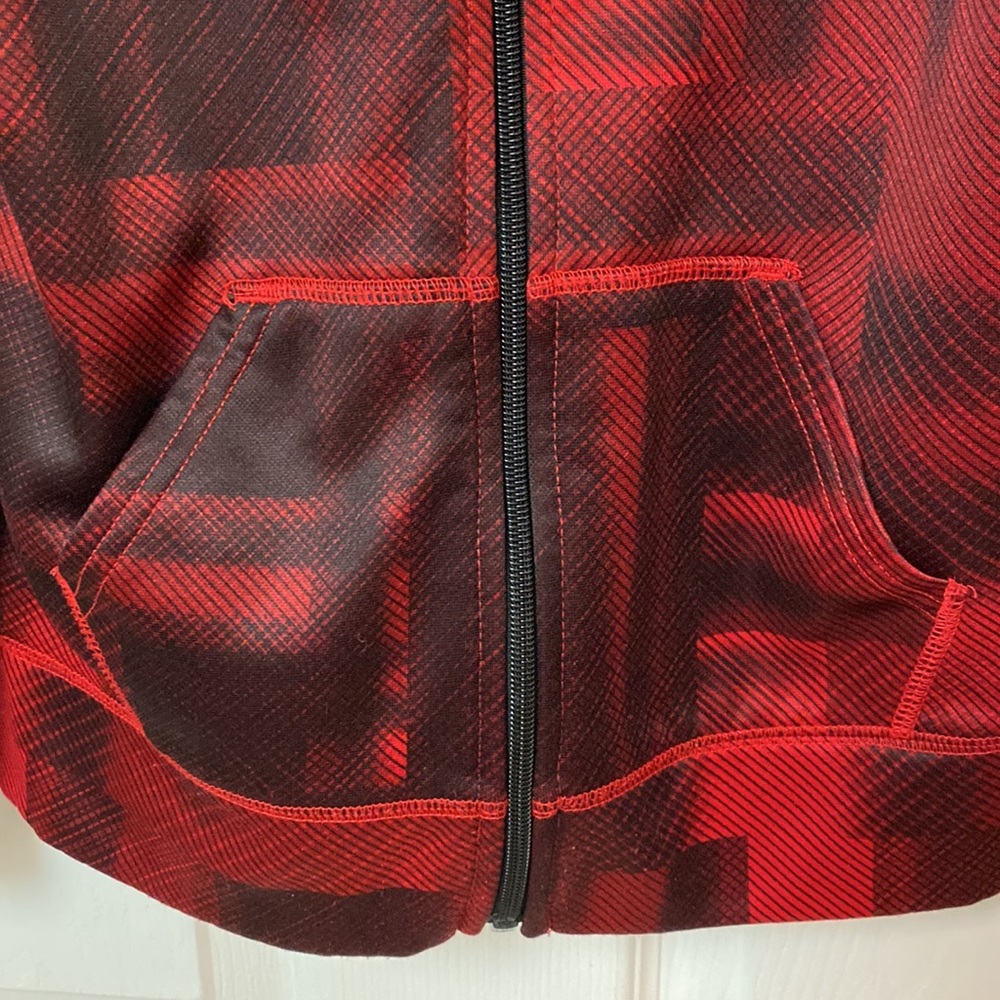 Under Armour Red Zip-Up Jacket with Hood - Picture 2 of 8